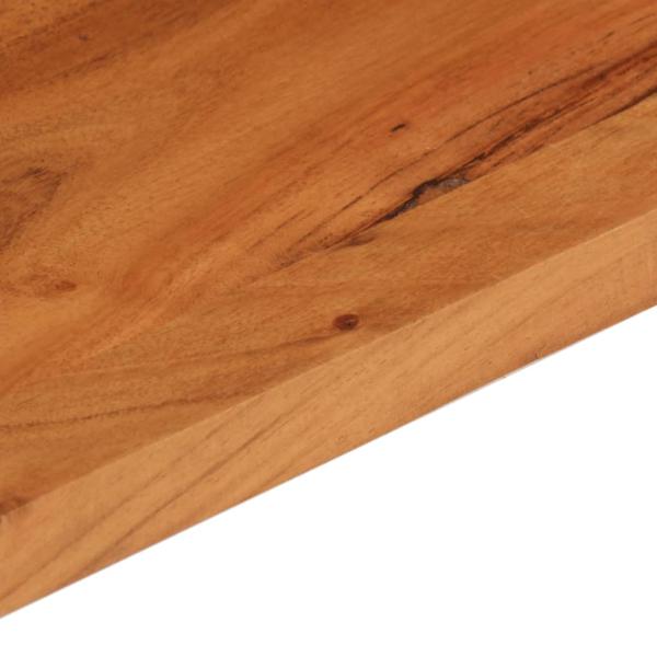Tischplatte 110x50x3,8 cm Rechteckig Massivholz Akazie