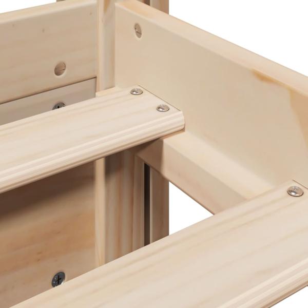 Bettgestell mit Kopfteil ohne Matratze 100x200 cm