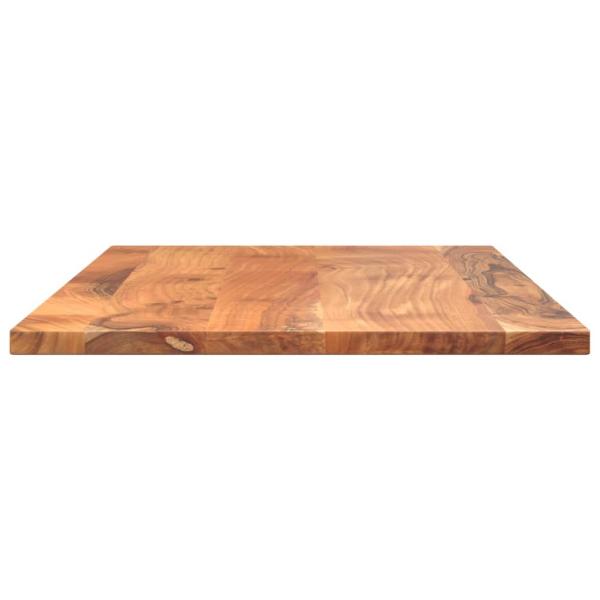 Tischplatte 80x60x2,5 cm Rechteckig Massivholz Akazie