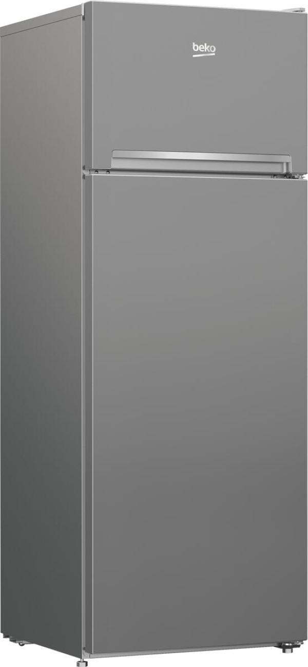 Beko RDSA240K40SN Stand Kühl-Gefrierkombination, 54 cm breit, 223 L, LED Illumination, silber
