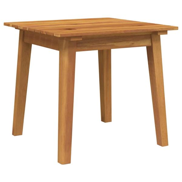 Gartenstühle mit Tisch 3er Set Schwarz Akazienholz