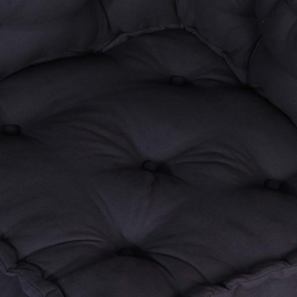 Modular Poufs 3er Set Anthrazit Stoff