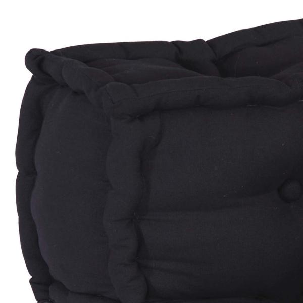 Modular Poufs 3er Set Anthrazit Stoff