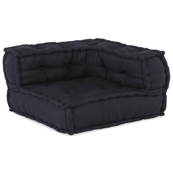 Modulare Poufs 4er Set Anthrazit