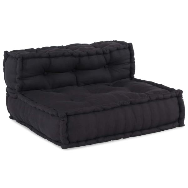 Modulare Poufs 4er Set Anthrazit