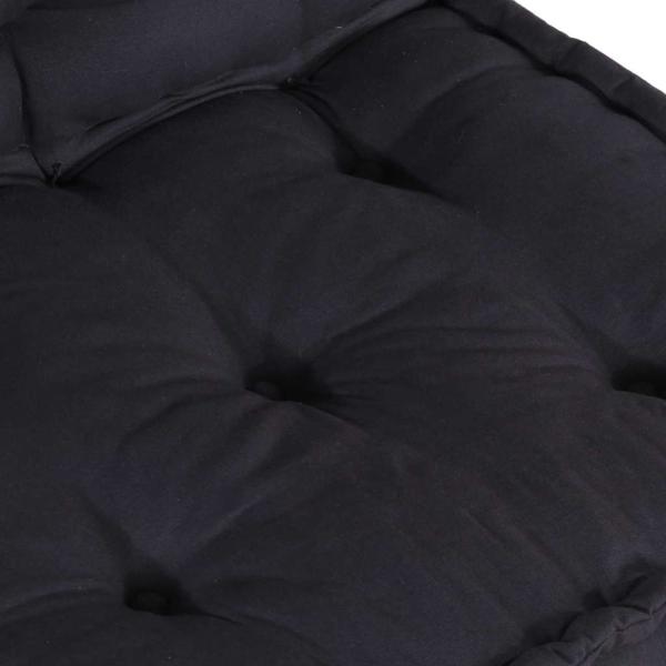 Modular Pouffes 4er Set in Anthrazit aus Stoff