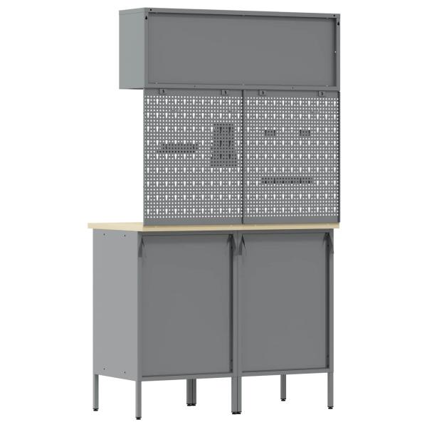 Arbeitsschrankset mit Schubladen mit Regal 5 stk. Rot