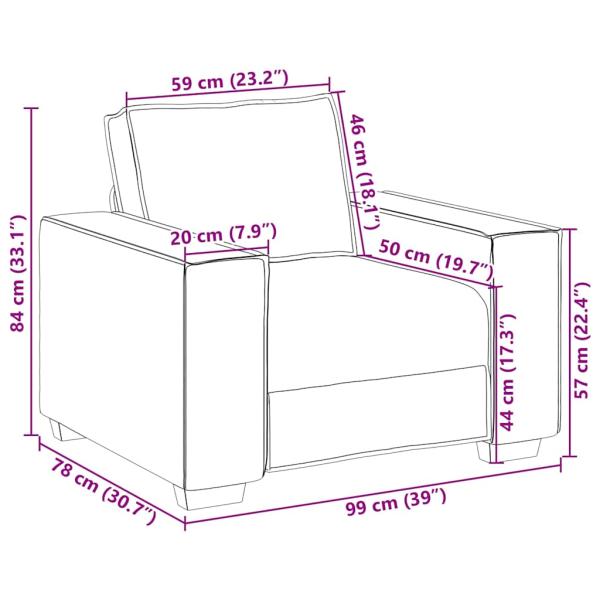 3-teiliges Sofa-Set mit Kissen Hellgrau Stoff