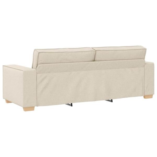 2-teiliges Sofaset mit Kissen aus Leinen