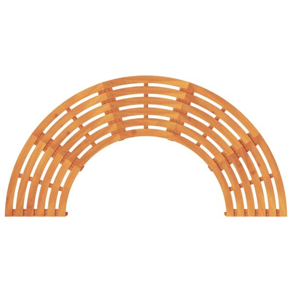 Baumbank 2 pcs Natur 160 x 80 x 45cm Massives Eukalyptus Holz