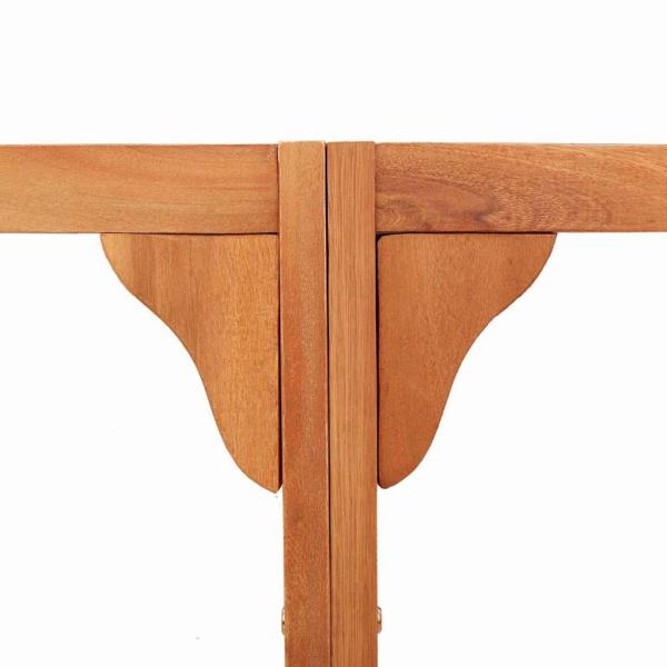 Outdoor Baum Bank 200 cm Massivholz Eukalyptus