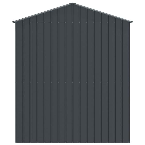 Vogelvoliere mit Erweiterung Anthrazit 210x421x247 cm Stahl