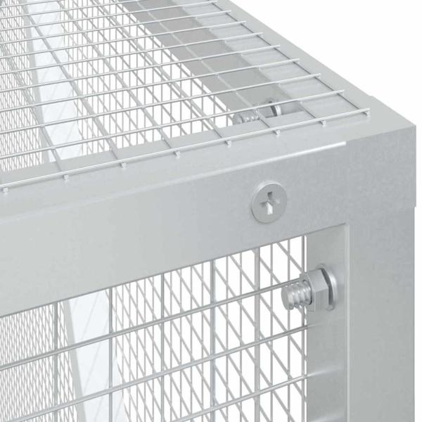 Vogelvoliere Anthrazit 302x206x214 cm Stahl