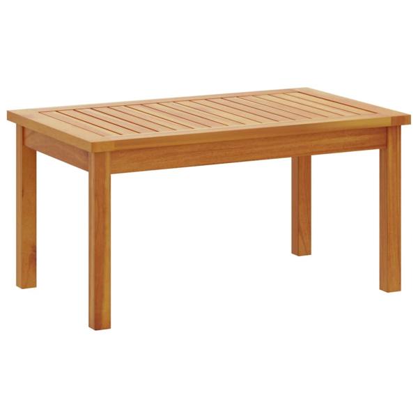 3-teiliges Garten-Sofaset mit Kissen aus massivem Akazienholz