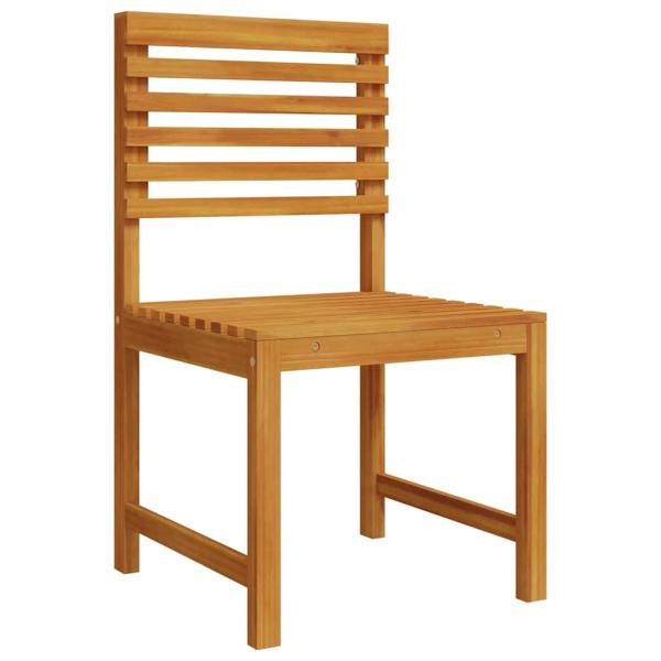 3-teiliges Bistro-Set für den Garten aus massivem Akazienholz