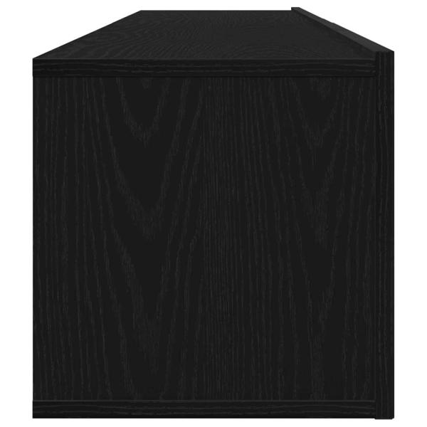2-teiliges TV-Schrank-Set Schwarzes Holzwerkstoff