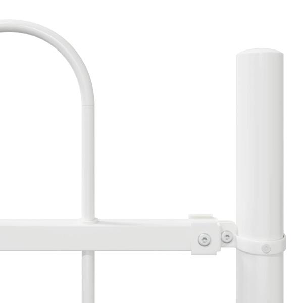 Gartenzaun mit Bogenoberteil Grau 3,4x0,6 m Stahl