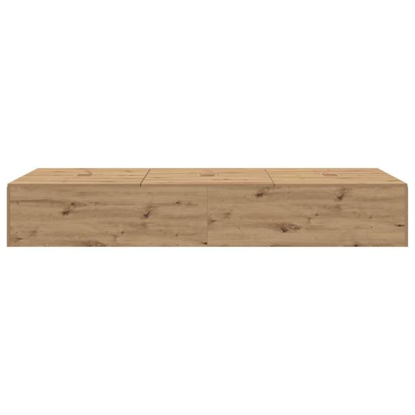 Stauraumbett Rahmen Artisan Eiche 90x200 cm