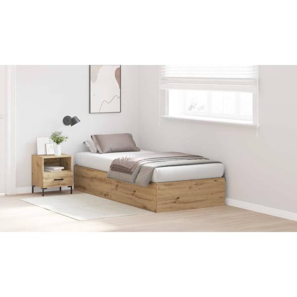 Stauraumbett Rahmen Artisan Eiche 90x200 cm