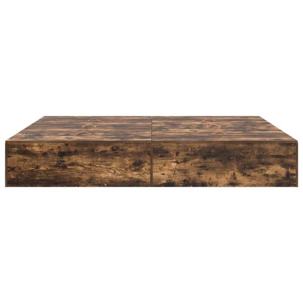 Schlafsofa Rahmen Geräucherte Eiche 200x200 cm