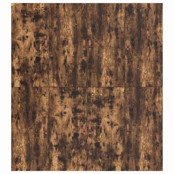 Schlafsofa Rahmen Geräucherte Eiche 200x200 cm