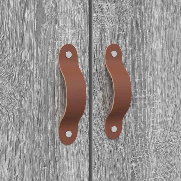 Stauraumbett Grau Sonoma 200x200 cm