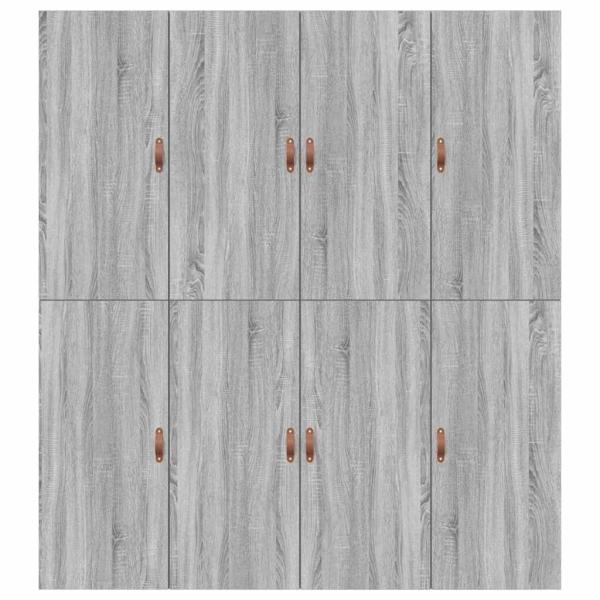 Stauraumbett Grau Sonoma 200x200 cm
