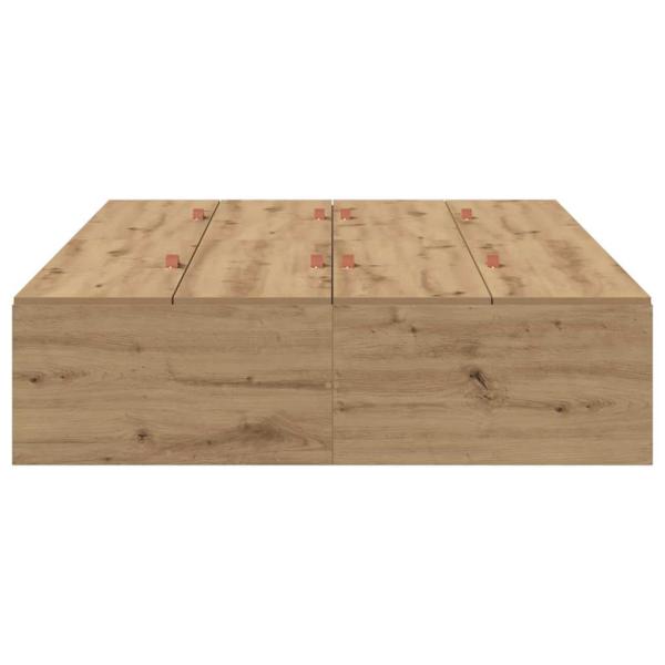 Stauraumbettgestell Artisan Eiche 120x200 cm