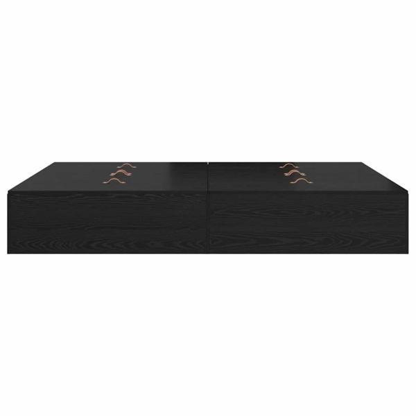 Stauraumbettgestell Schwarz Eiche 150x200 cm