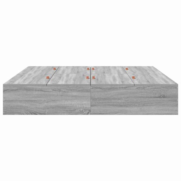 Stauraum-Bettgestell Grau Sonoma 180x200 cm
