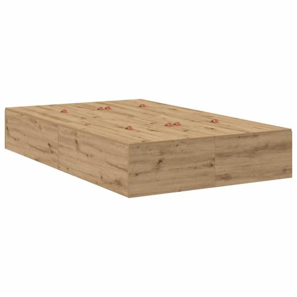 Stauraum Bettgestell Artisan Eiche 120x190 cm