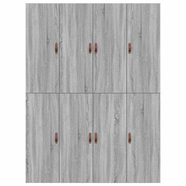 Stauraum Bettgestell Grau Sonoma 135x190 cm