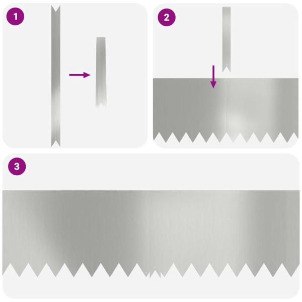 Raseneinfassung 30 pcs 100 x 0,05 x 30 cm Verzinkter Stahl