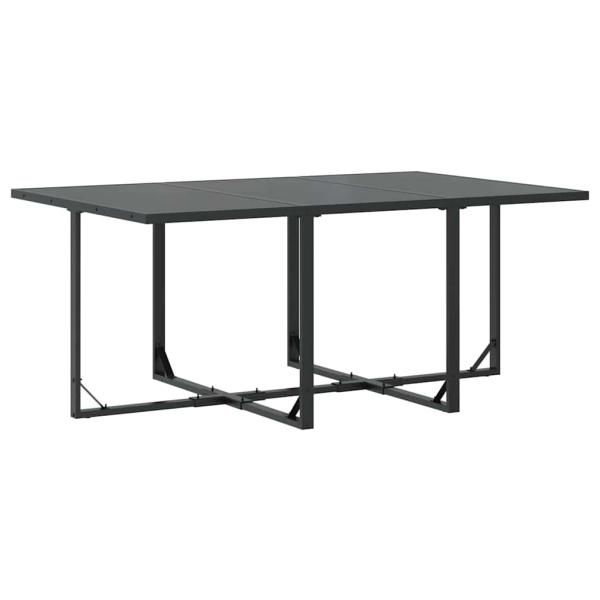 13-teiliges Garten-Esszimmer-Set mit Kissen aus Stahl und Textilene