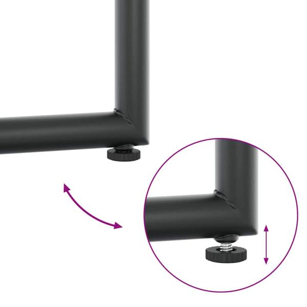 19-teiliges Garten-Esszimmer-Set mit Kissen aus Stahl und Textilene