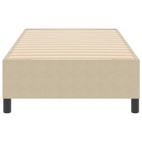 Boxspringbett Hellgrün Grau 80x200 cm Cordstoff