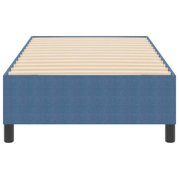 Boxspringbett Blau Einzel Cord-Stoff