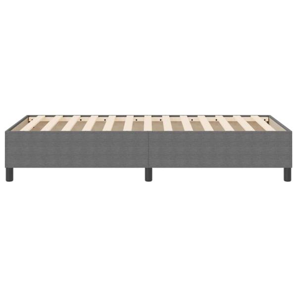 Boxspringbett Hellgrau 100x200 cm Cord-Stoff