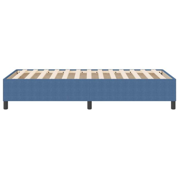 ARDEBO.de - Boxspringbett Blau 100x200 cm Corduroy Stoff