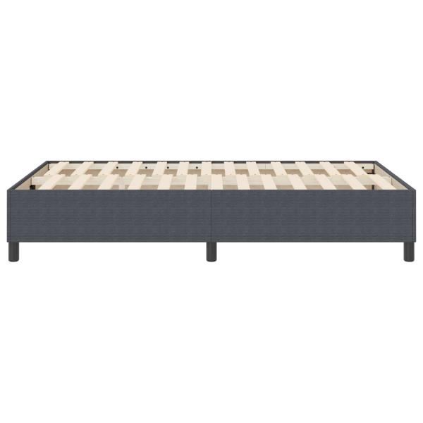 Plattformbettgestell Dunkelgrau 120 x 190 cm Cordstoff
