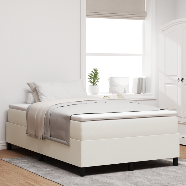 Boxspringbett Creme Kleines Doppelbett Cordstoff