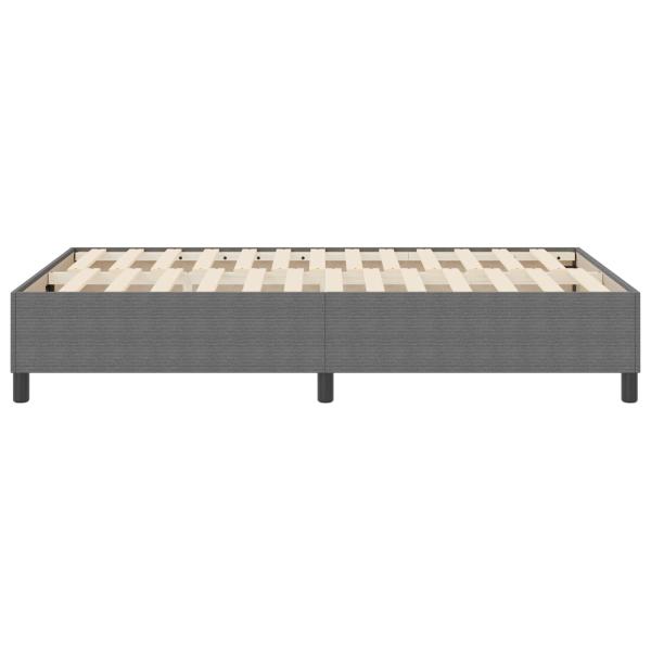 Boxspringbett Hellgrau 120x200 cm Cordstoff