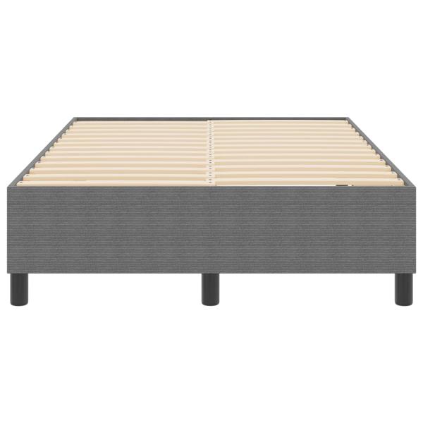 Boxspringbett Hellgrau 120x200 cm Cordstoff