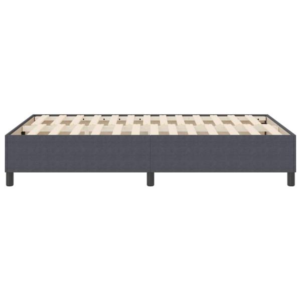 Boxspringbett Dunkelgrau 120x200 cm Cord-Stoff