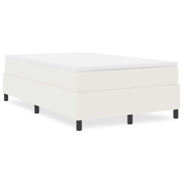 Boxspringbett Creme 120x200 cm Cordstoff