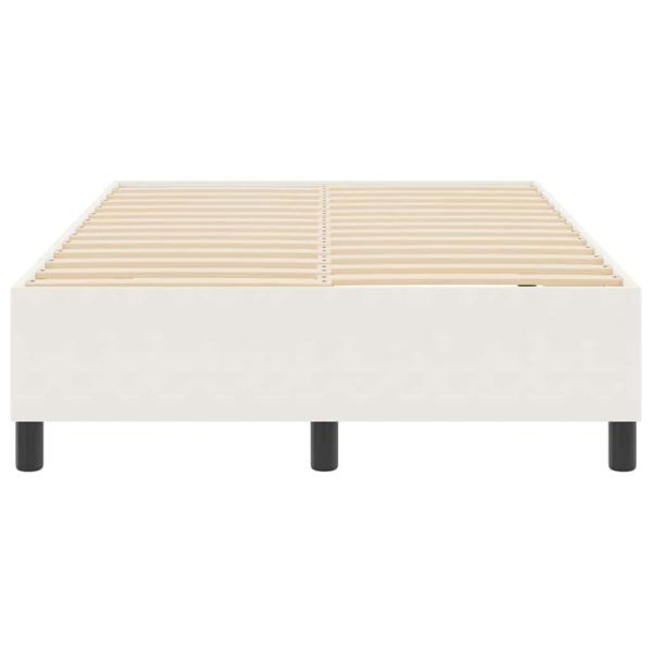 Boxspringbett Creme 120x200 cm Cordstoff