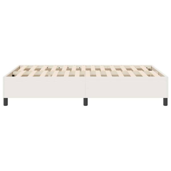 Boxspringbett Creme 120x200 cm Cordstoff
