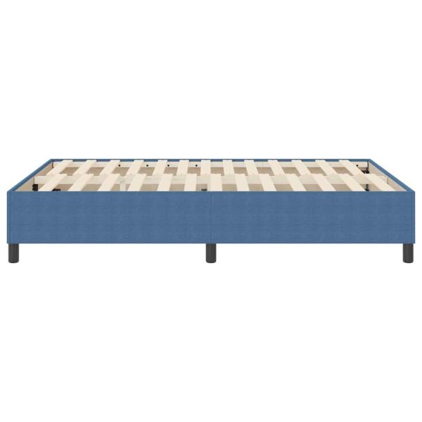 Boxspringbett Blau 140x200 cm Cord-Stoff