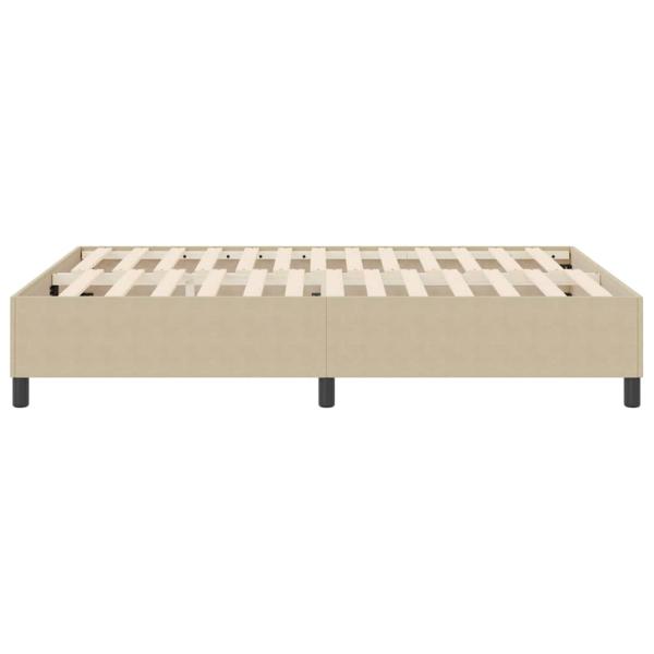 Boxspringbett Hellgrün Grau 140x200 cm Cordstoff