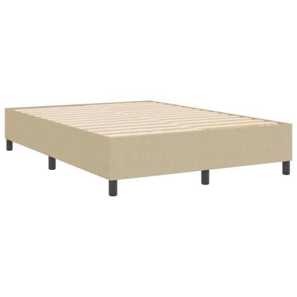 Boxspringbett Hellgrün Grau 140x200 cm Cordstoff